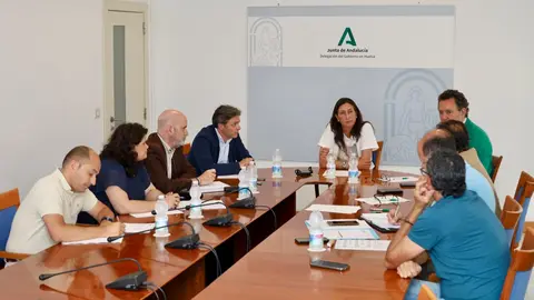 Reuni&oacute;n de coordinaci&oacute;n con la consejera Loles L&oacute;pez.