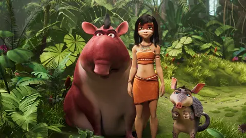 fotograma de la producci&oacute;n peruana 'Ainbo, la guerrera del amazonas', de Richard Claus y Jos&eacute; Zelada Mathews (2021), que form&oacute; parte de la programaci&oacute;n de la pasada edici&oacute;n.