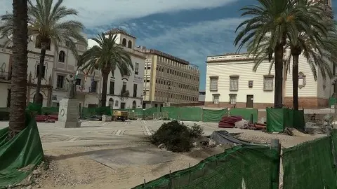 Obras en la Plaza de San Pedro