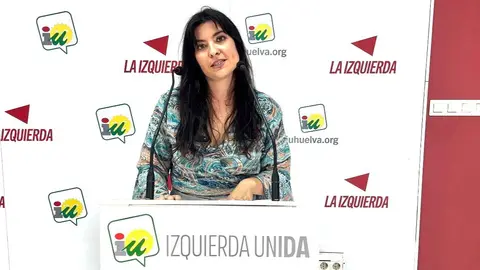 La dirigente de Izquierda Unida, Ana Delgado.