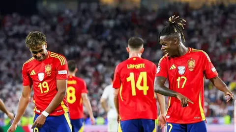 Espa&ntilde;a golea a Georgia por 4-1 y se ver&aacute; las caras con Alemania en los cuartos fe final. Fuente: Instagram personal de Alejandro Balde