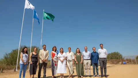 Izado de las banderas