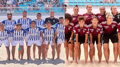 El Recreativo de Huelva de F&uacute;tbol Playa cierra la temporada. Fuente: Twitter del Recreativo de Huelva de F&uacute;tbol Playa