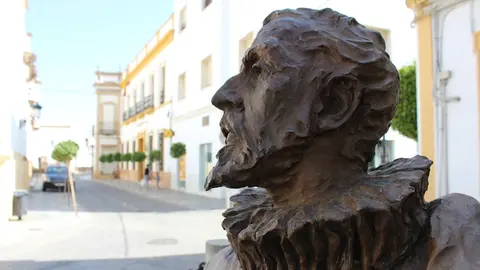 Monumento a Cervantes en La Palma. Fuente: Ayuntamiento