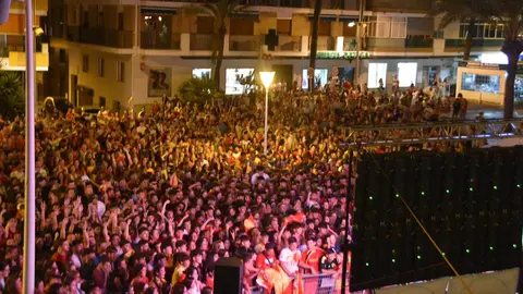 El municipio costero de Punta Umbr&iacute;a congreg&oacute; a una multitud. Fuente: Ayuntamiento.