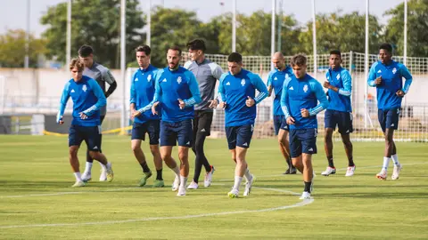 El Recreativo de Huelva comienza este lunes los entrenamientos a partir de las 21 horas. Fuente: Imagen de archivo