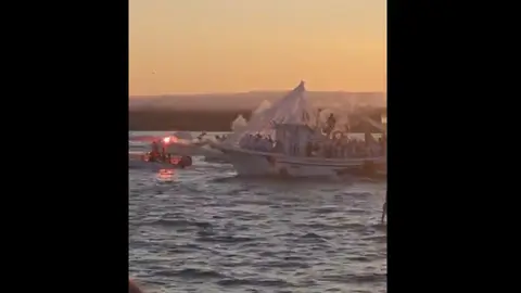 La Virgen del Carmen en Isla Cristina. Foto: El Mar de Isla Cristina