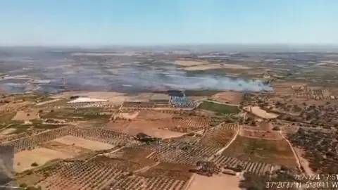 Incendio en Bollullos Par del Condado