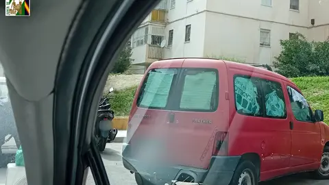 Furgoneta en la que fue vista la menor