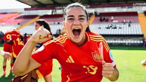 B&aacute;rbara L&oacute;pez es campeona de Europa. Fuente: Instagram de B&aacute;rbara L&oacute;pez