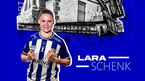 Lara Schenk, se convierte en el 17&ordf; fichaje del Sporting. Fuente: Twitter Sporting de Huelva