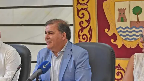 El alcalde de Punta Umbr&iacute;a, Jos&eacute; Carlos Hern&aacute;ndez Cansino