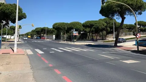 Avenida Ciudad de Huelva de Punta Umbr&iacute;a