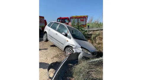 Los bomberos han tenido que realizar labores de excarcelaci&oacute;n. Fuente: Sindicato de Bomberos del Consorcion Provincial.