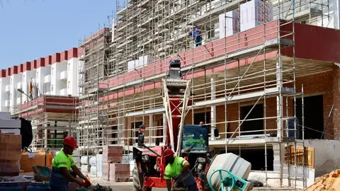 Obras en la residencia. Fuente: Junta de Andaluc&iacute;a.
