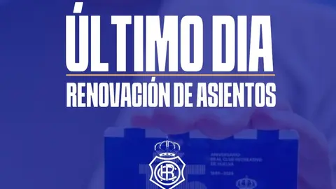 Hoy es el &uacute;ltimo d&iacute;a disponible para aquellos abonados que quieran renovar su asiento en el Nuevo Colombino para la pr&oacute;xima campa&ntilde;a. Fuente: Twitter Recreativo de Huelva