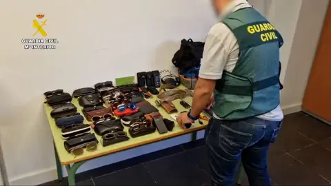 Efectos recuperados de los robos