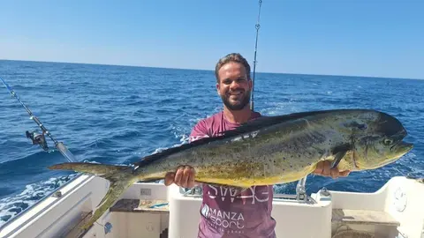 Especie capturada. Foto: Pesca Huelva.