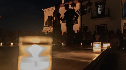 Noche de las Velas de Aroche 2024. Foto: Rafa Caballero