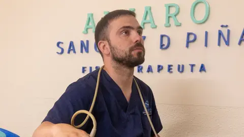 &Aacute;lvaro S&aacute;nchez, fisioterapeuta onubense. Fuente: &Aacute;lvaro S&aacute;nchez