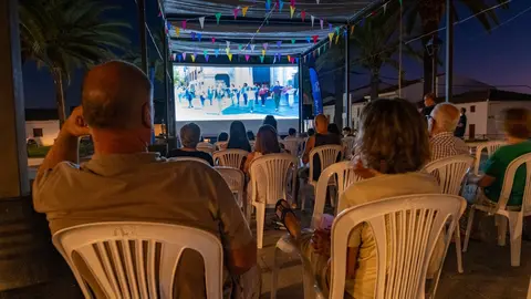 'Cine en el pueblo' en uno de los municipios.