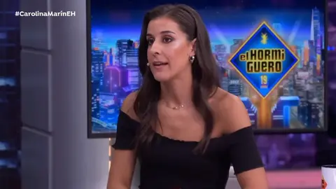 Carolina Mar&iacute;n en El Hormiguero