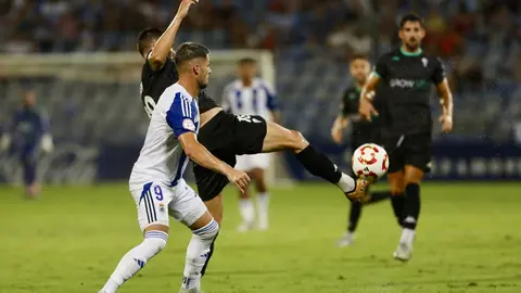 Imagen de un reciente partido del Recre