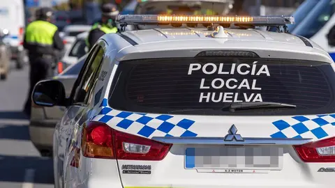 Veh&iacute;culo de la Polic&iacute;a Local de Huelva