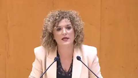 La secretaria general del PSOE de Huelva y senadora, Mar&iacute;a Eugenia Lim&oacute;n