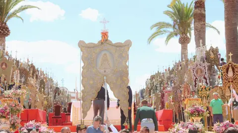 Simpecados de la Hermandad Matriz y resto de filiales. Fuente: Hermandad Matriz de Almonte.