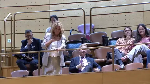 Pilar Miranda ha recibido un aplauso del Senado