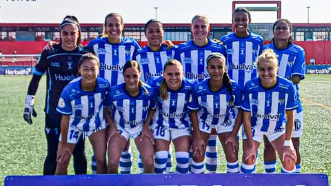 Fuente: Twitter Sporting de Huelva y Primera Federaci&oacute;n Espa&ntilde;ola de F&uacute;tbol Femenino