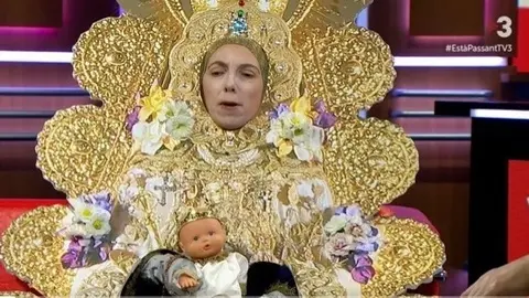 Parodia en la televisi&oacute;n auton&oacute;mica catalana. Fuente: TV3.
