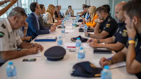 Junta Local de Seguridad celebrada en Huelva. Fuente: Ayuntamiento de Huelva.