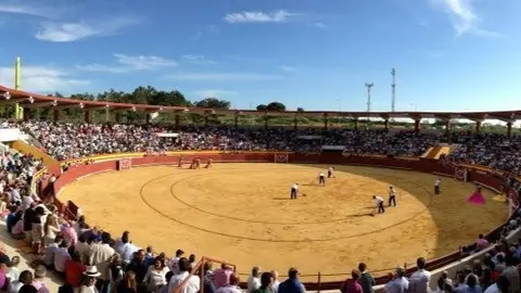 Plaza de toros de Palos de la Frontera.