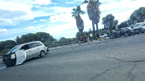 Accidente registrado en el cruce de Isla Cristina
