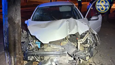 As&iacute; qued&oacute; el coche tras el impacto