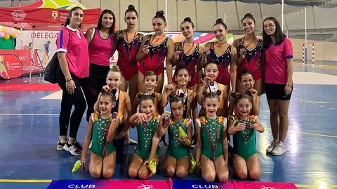 Club R&iacute;tmico Colombino en el Trofeo Dos Hermanas de Gimnasia R&iacute;tmica
