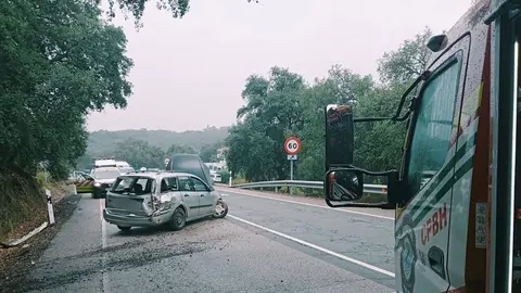 Accidente en la Sierra