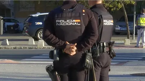 Efectivos de la Polic&iacute;a Nacional en El Torrej&oacute;n