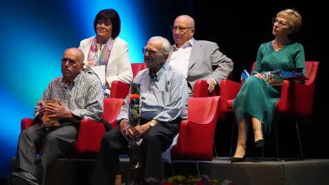 Los homenajeados en la gala Arte de Vivir