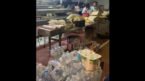 Recogida de materiales en Almonte