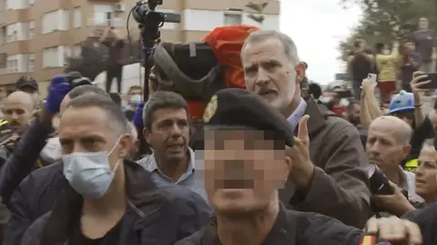 El rey con el presidente valenciano