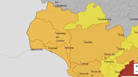 Avisos naranjas en la provincia de Huelva a partir de las 00:00 horas
