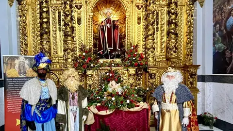Reyes Magos de Trigueros en la ermita de San Antonio Abad