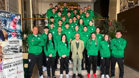 Imagen de la selecci&oacute;n andaluza de boxeo que participar&aacute; en el campeonato. Fuente: Federaci&oacute;n Andaluza de Boxeo