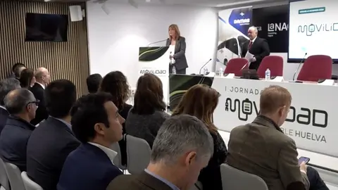 Pilar Miranda interviene en las I Jornadas de Movilidad Sostenible | Teleonuba