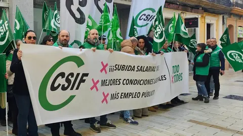 Concentraci&oacute;n del CSIF en Huelva