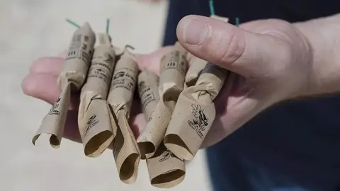 Petardos en una imagen de archivo