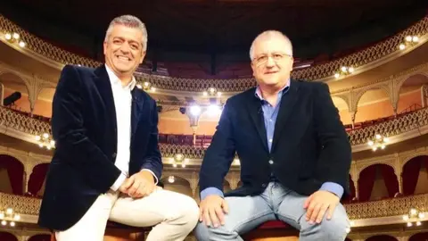 Modesto Barrag&aacute;n y Manolo Casal